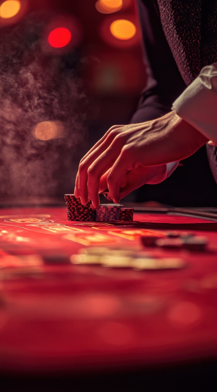 Kualitas streaming video Live Casino boswin88 yang jernih menampilkan dealer profesional di meja permainan